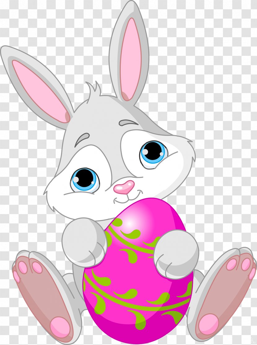 Easter Bunny Rabbit Clip Art - Snout Transparent PNG