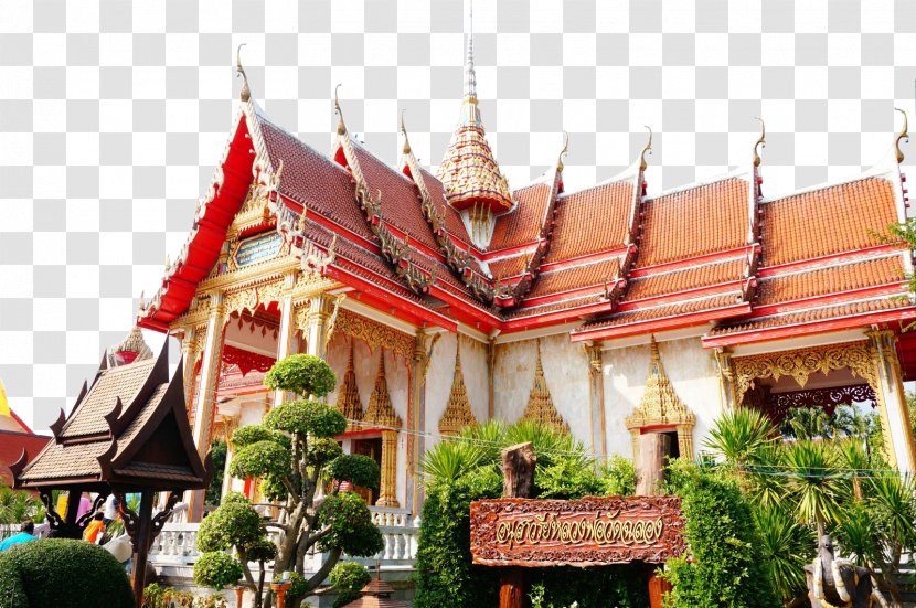 Wat Chalong Bangkok Laos Andaman Sea Tourism - Hotel - Thai Temple Transparent PNG