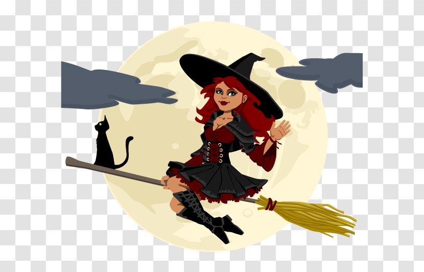 Witchcraft Free Content Boszorkxe1ny Clip Art - Halloween - Witch Vector Elements Transparent PNG