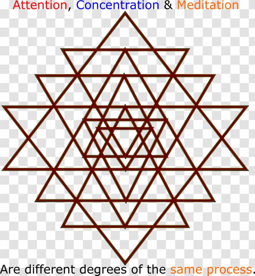 Sri Yantra Chakra Symbol - Symmetry - Durga Transparent PNG