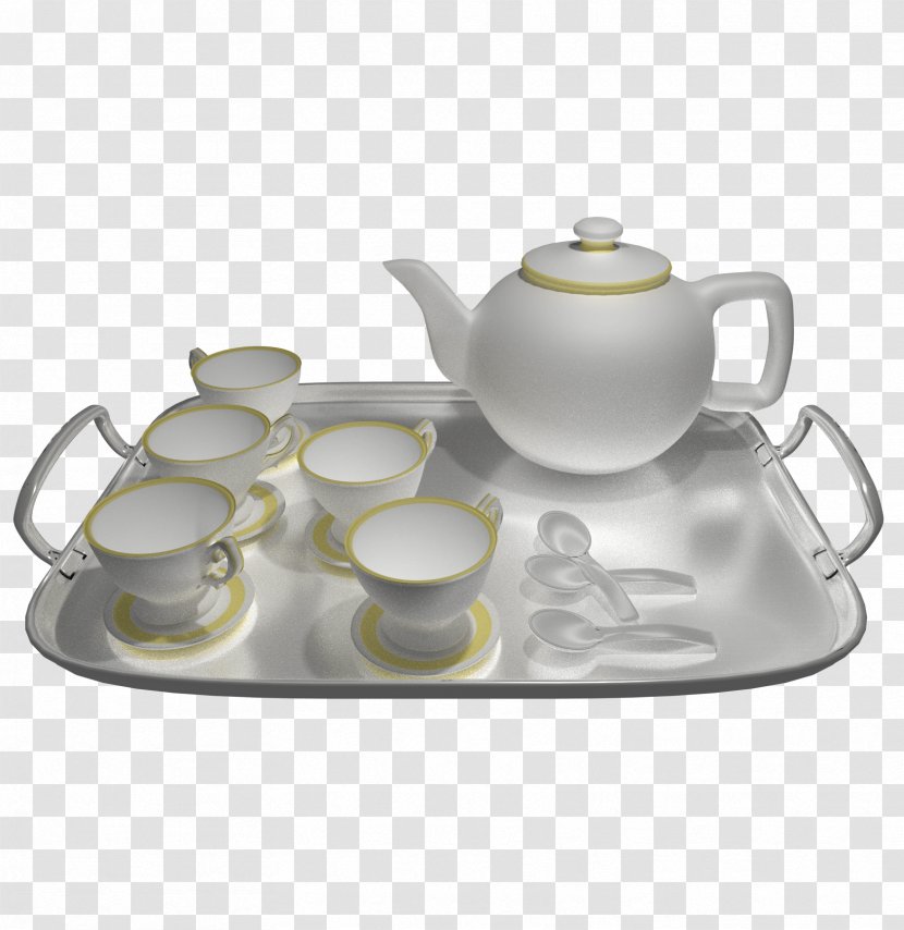 Tableware Saucer Teapot Kettle - Porcelain - Tea Transparent PNG