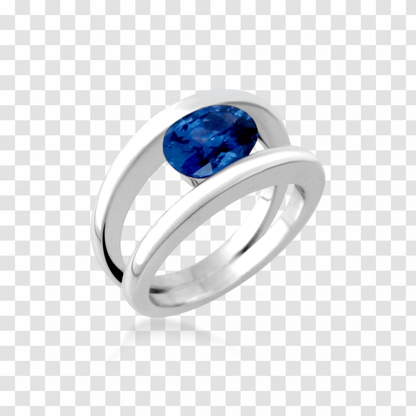 Solitaire Engagement Ring Sapphire Jewellery - Crown Transparent PNG
