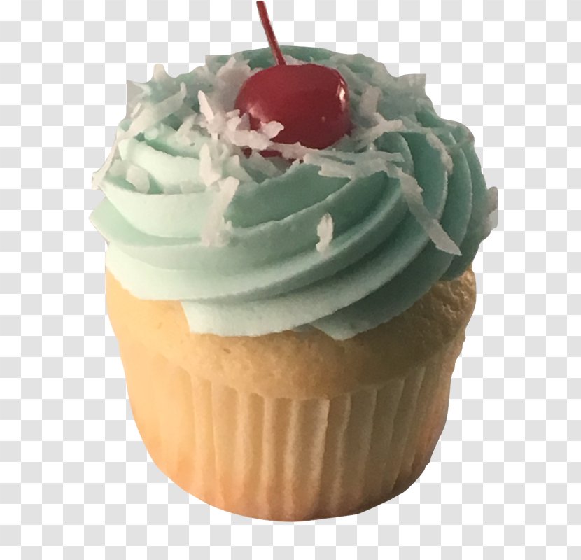 Cupcake Muffin Buttercream Frozen Dessert - Whipped Cream - Cup Transparent PNG