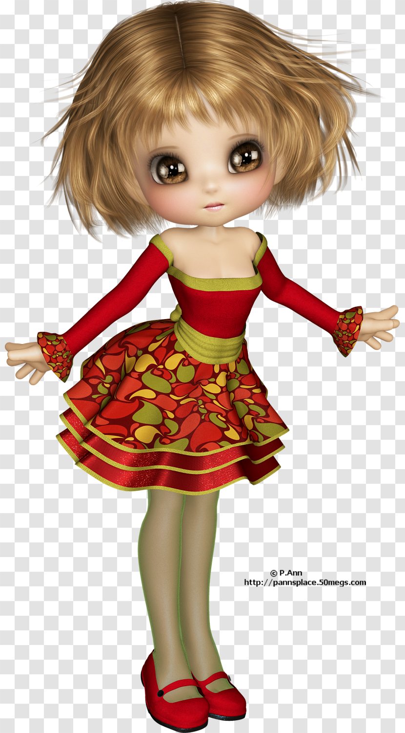 Cartoon Toddler Brown Hair Blond - Tree - Doll Transparent PNG