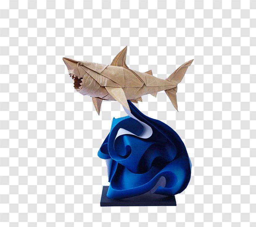 Paper Craft Art Origami Sculpture - Arts - Simple Shark Transparent PNG