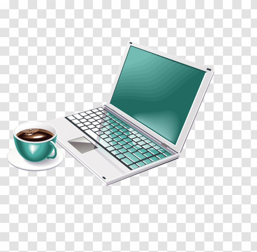 Bank Icon - Finance - Vector Coffee Cup And Laptop Transparent PNG