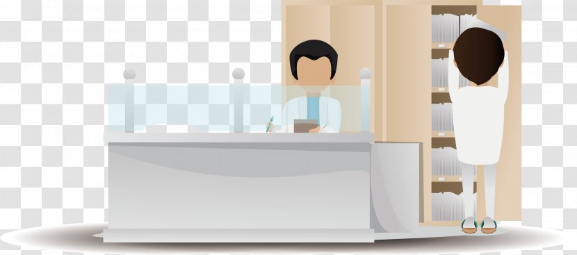 Cartoon Illustration - A Male Doctor At Work Transparent PNG