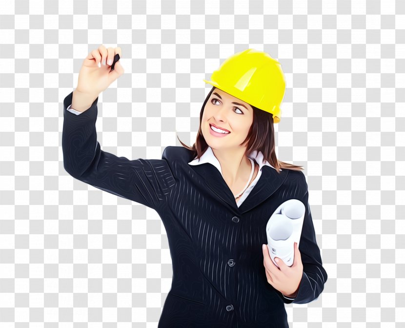 Hard Hat Personal Protective Equipment Gesture Yellow - Thumb - Fashion Accessory Transparent PNG