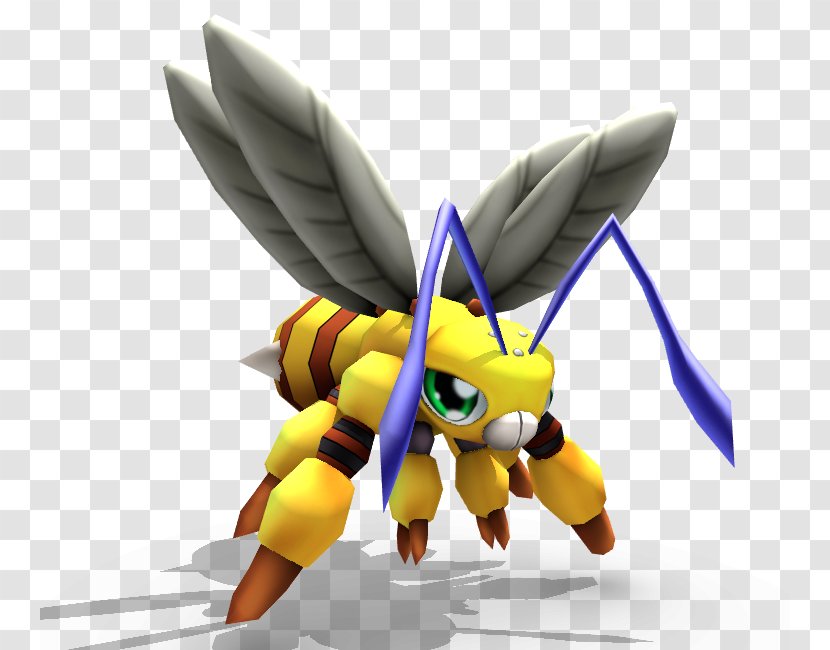 Digimon Masters Figurine Honey Bee Computer Transparent PNG