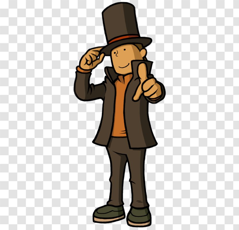 Clip Art Character Human Behavior Image Comics - Fiction - Prof. Layton Transparent PNG