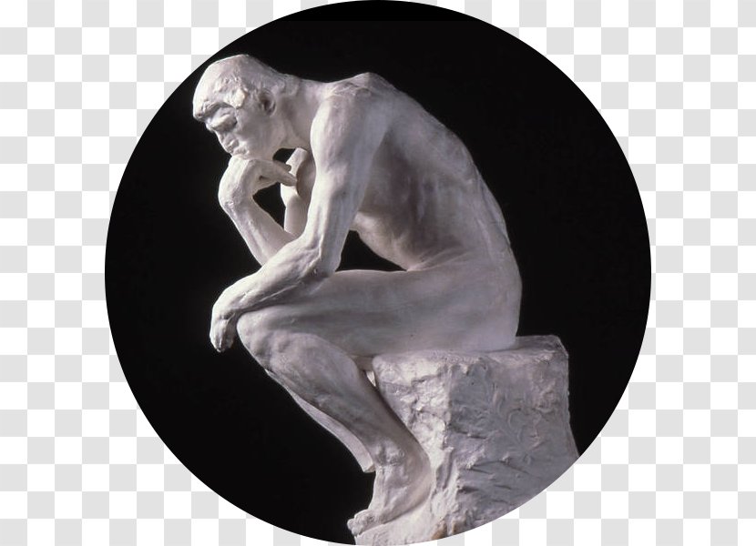 The Thinker Sculpture Gates Of Hell Skulpturensammlung Statue - Museum - Auguste Rodin Transparent PNG