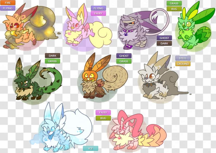 Pokémon Types GO Haunter Eevee - Pokemon - Go Transparent PNG