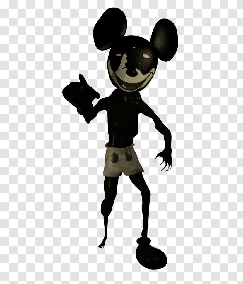 Mickey Mouse Bendy And The Ink Machine Epic Minnie Drawing - Mascot - Poster Shading Transparent PNG