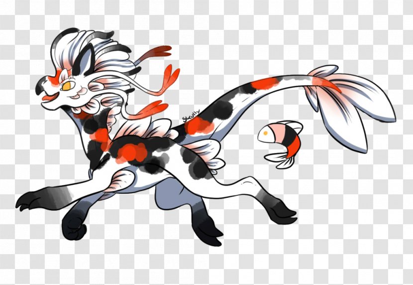 Showa Koi Horse Illustration Drawing - Cartoon Transparent PNG