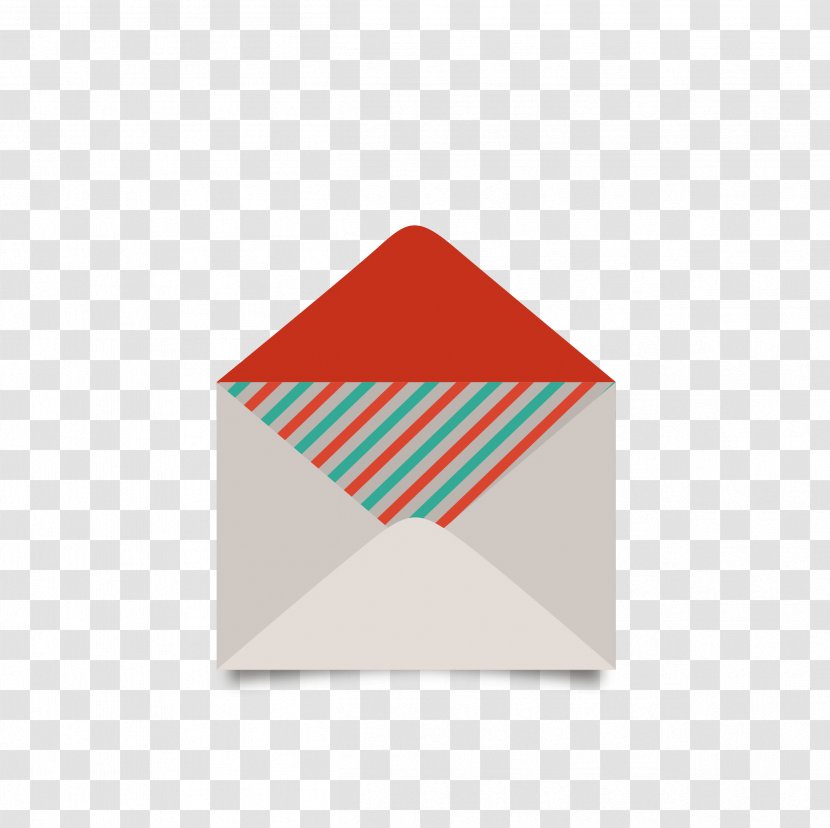 Envelope Postcard Euclidean Vector Download - Christmas - Red Simple Line Transparent PNG