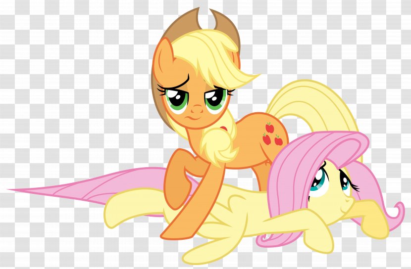 My Little Pony: Friendship Is Magic Fandom Rarity Applejack - Silhouette - Flower Transparent PNG