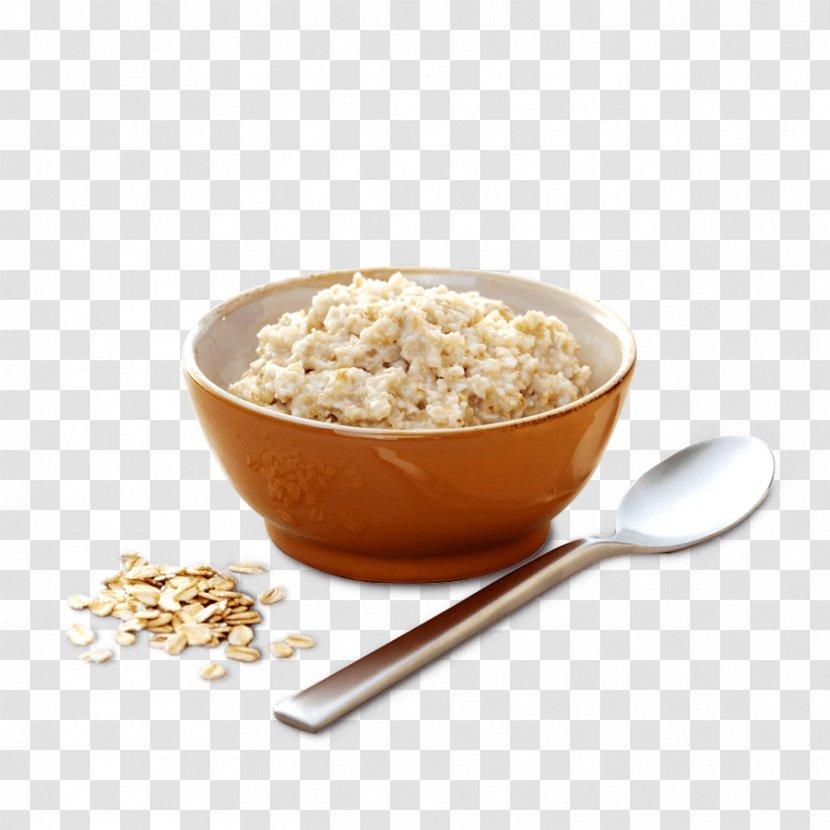 Breakfast Cereal Porridge Bagel Milk - Tableware - Oatmeal Transparent PNG