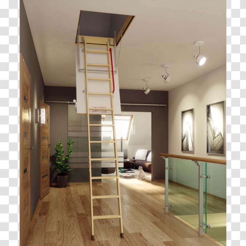 Window Attic Ladder Stairs Loft Transparent PNG