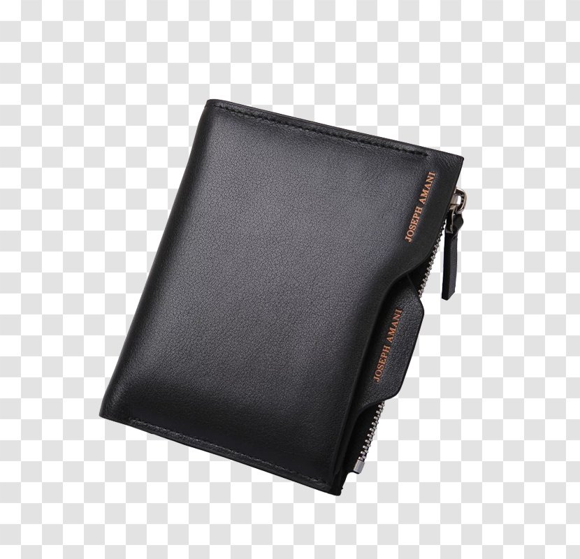 Bag Freewallet Leather - Black - Armani Wallet Transparent PNG