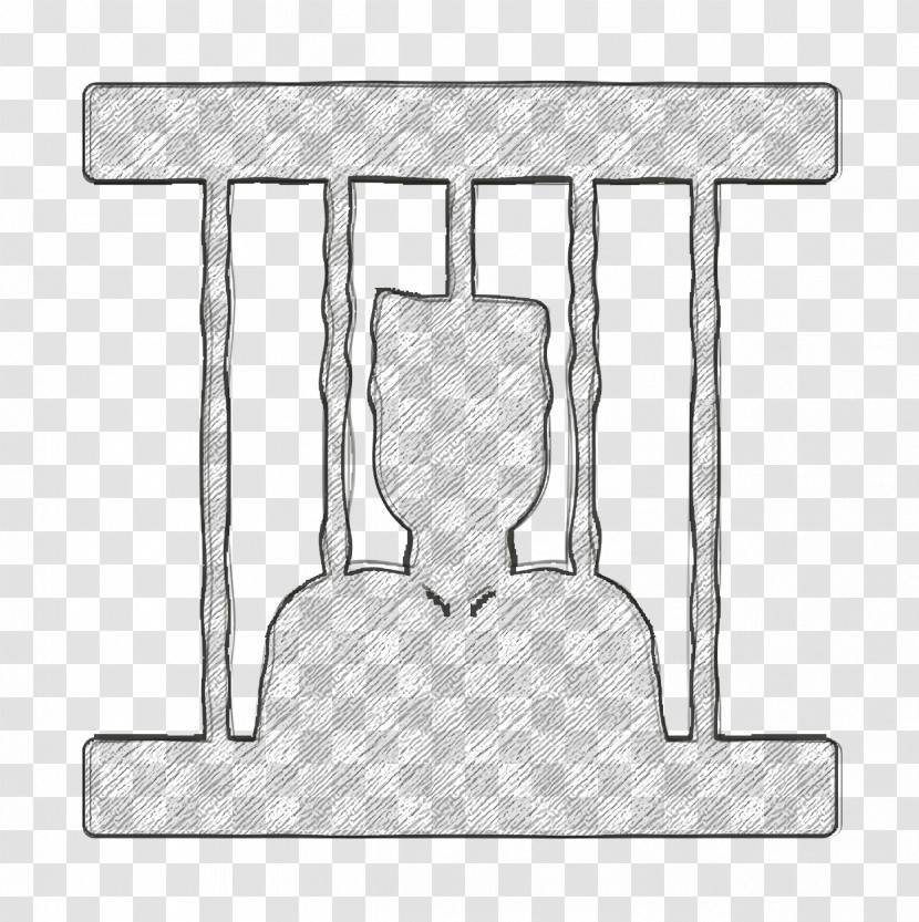 Law And Justice Icon Prison Icon Transparent PNG