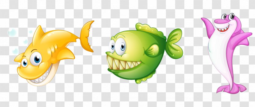 Cartoon Clip Art - Fictional Character - Fish Transparent PNG