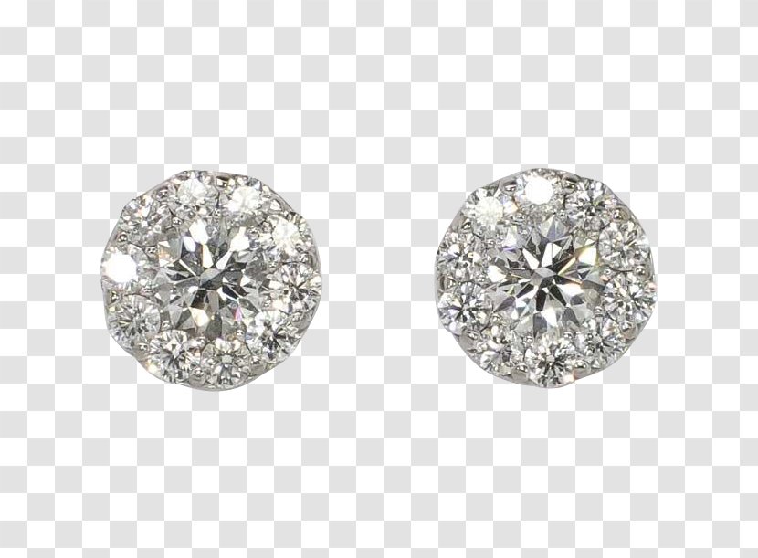 Earring Jewellery Carat Diamond Color - Stud Earrings Transparent PNG