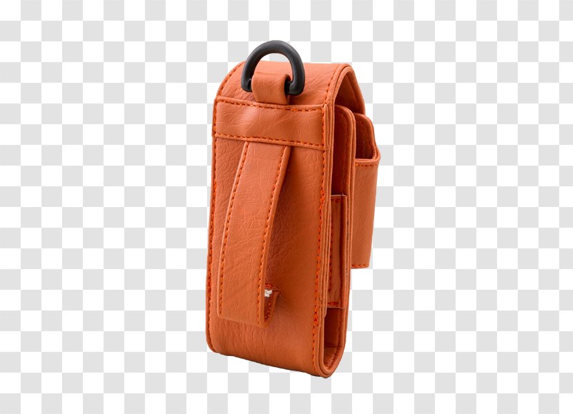 Handbag Leather - Orange - Design Transparent PNG
