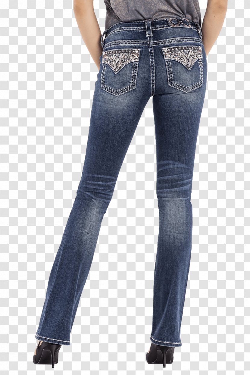 Jeans T-shirt Denim Slim-fit Pants Blue - Silhouette - Fashion Stage Transparent PNG