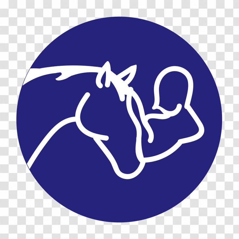 Forward Stride Horse Equine-assisted Therapy Logo - Blue Transparent PNG