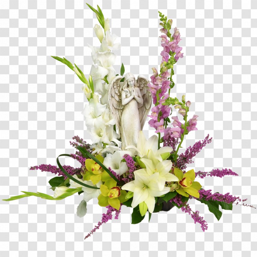 Flower Bouquet Floristry Floral Design Cut Flowers - Artificial - Gladiolus Transparent PNG
