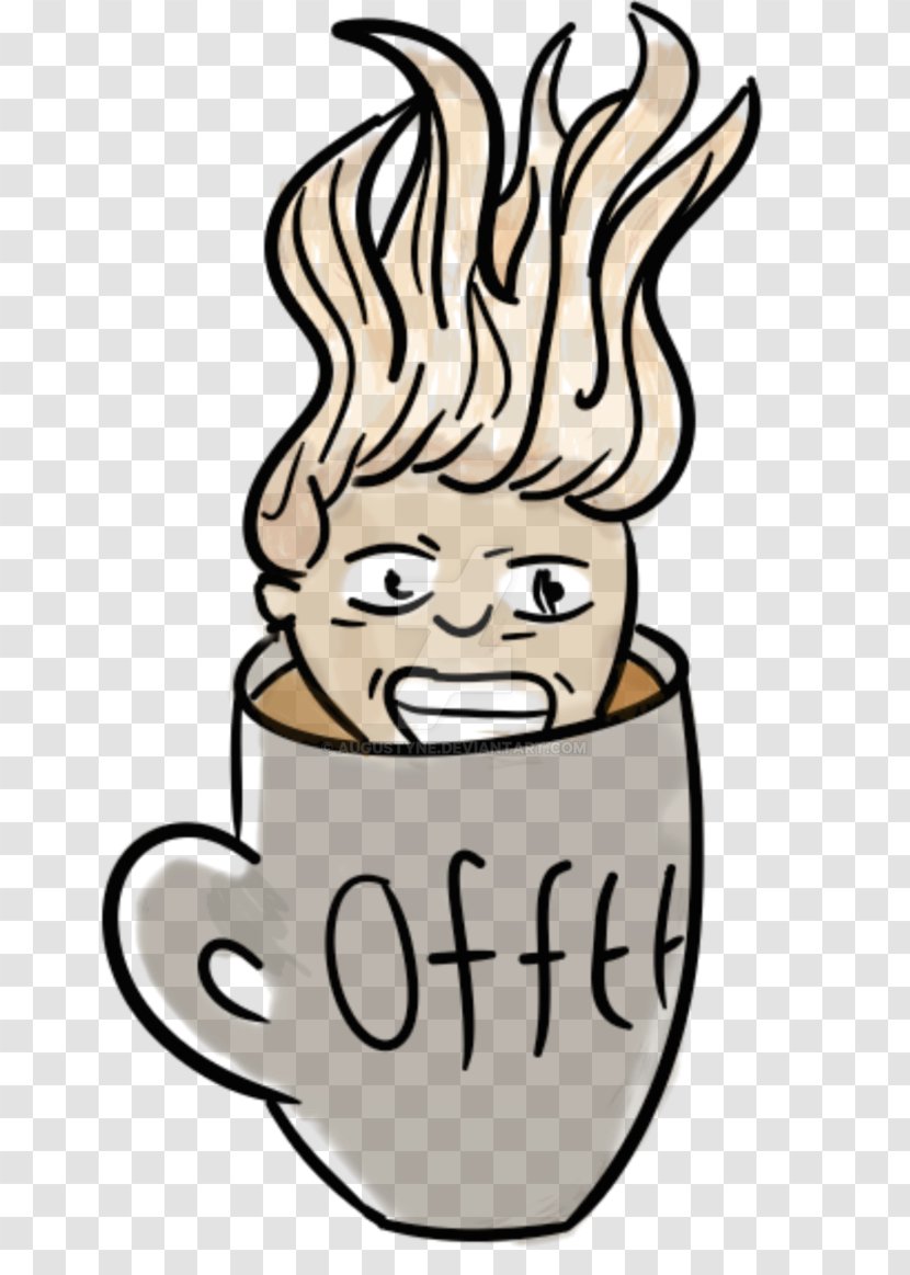 Thumb Food Cartoon Clip Art - Facial Expression - Love Coffee Transparent PNG