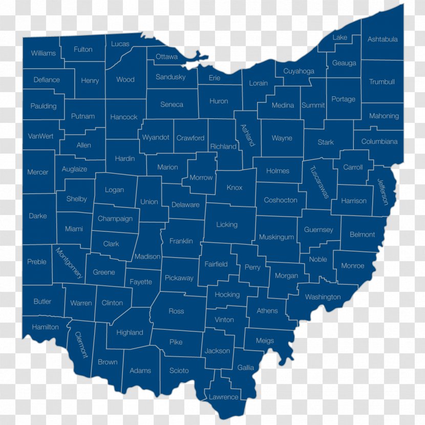 Ohio Topographic Map Elevation Contour Line - Coverage Transparent PNG