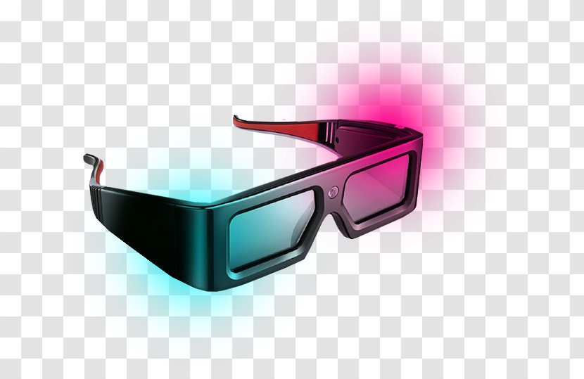 Glasses 3D-Brille Multimedia Projectors ViewSonic - Light Transparent PNG
