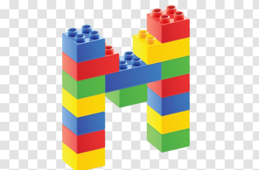 The Lego Group Alphabet Duplo Games - Pared De Bloques Pintados Transparent PNG