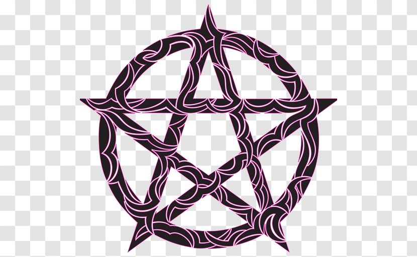 Pentagram Witchcraft Pentacle Horned God Symbol - Triple Goddess Transparent PNG