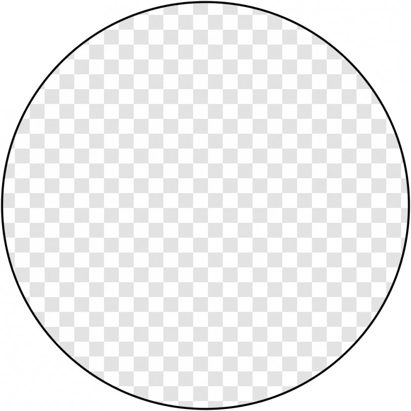 Circle Area Angle Point Black And White - Frame Pic Transparent PNG