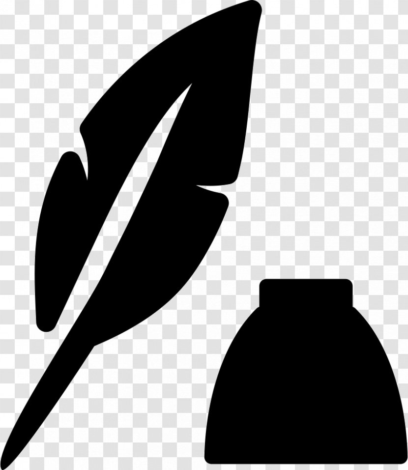Quill Ink Clip Art - Silhouette - Inkbottleblackandwhite Transparent PNG