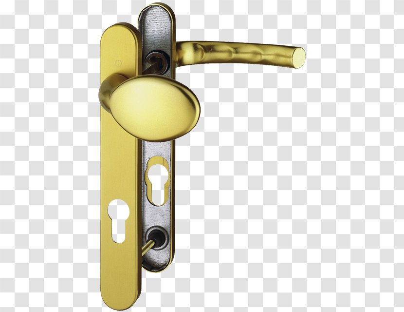 Door Handle 01504 Brass Lock - Hardware Accessory - Car Transparent PNG