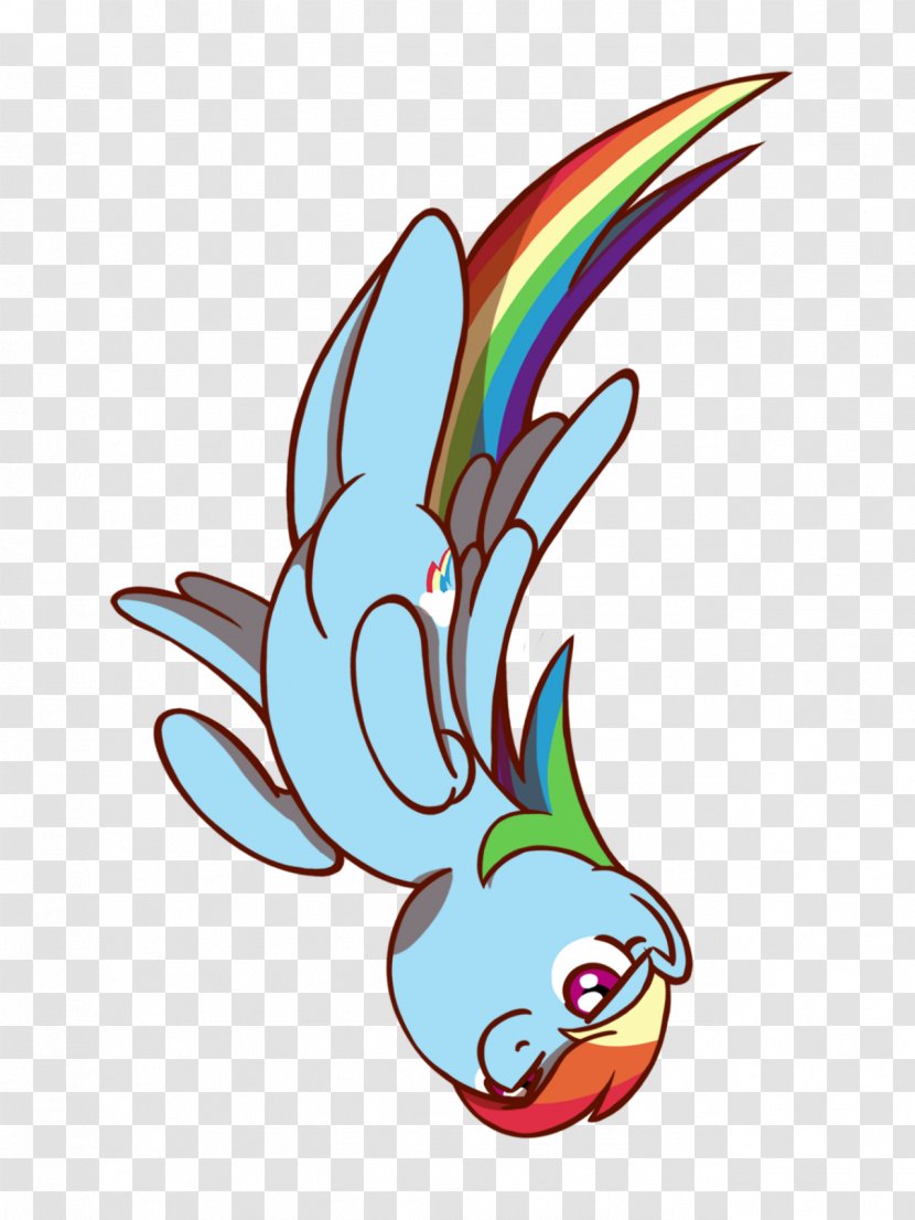 Rainbow Dash Clip Art - My Little Pony Friendship Is Magic - Dashed Transparent PNG