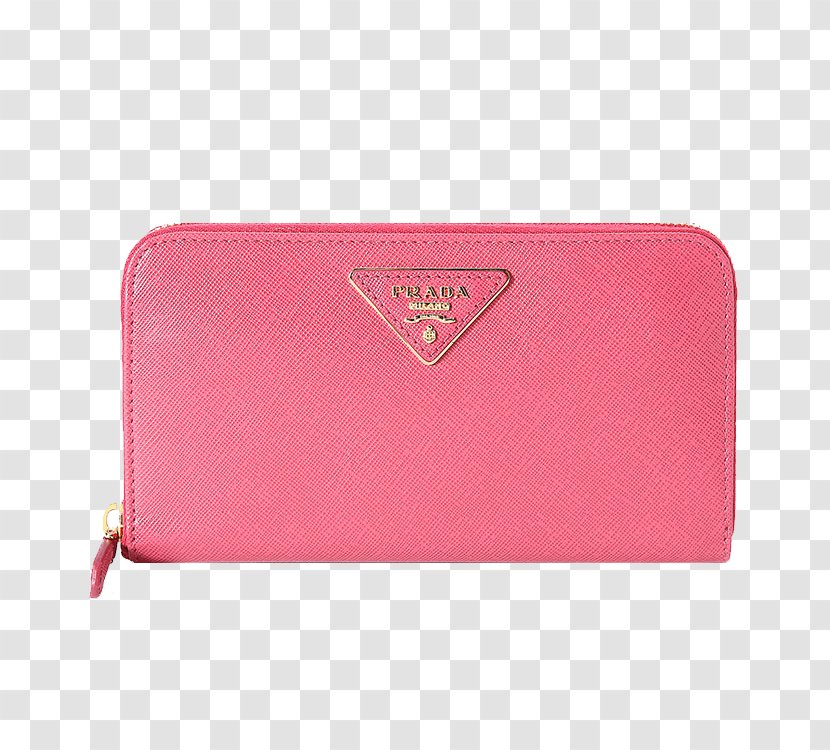 Wallet Prada Designer - Money - Ms. Leather Envelope Long Section Transparent PNG