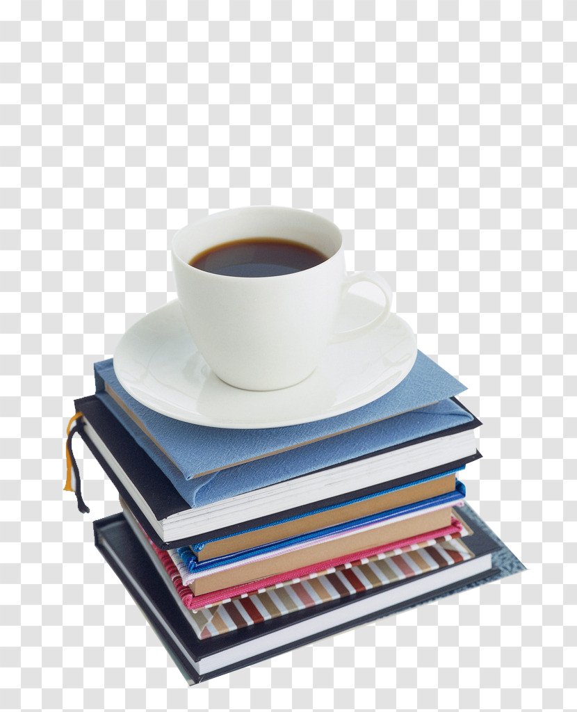 Coffee Cup Book - Tableware - And Transparent PNG