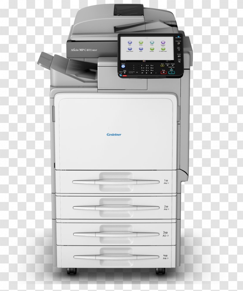Photocopier Ricoh Multi-function Printer Gestetner Transparent PNG