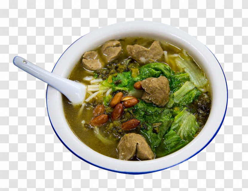 Meatball Noodle Soup Cap Cai Lomi Soto Ayam - Food - Guilin Rice Bowl Transparent PNG