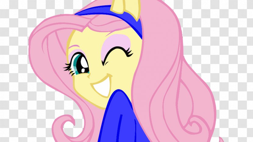 Pony Rarity Fluttershy Wink Animated Cartoon - Flower - Tree Transparent PNG