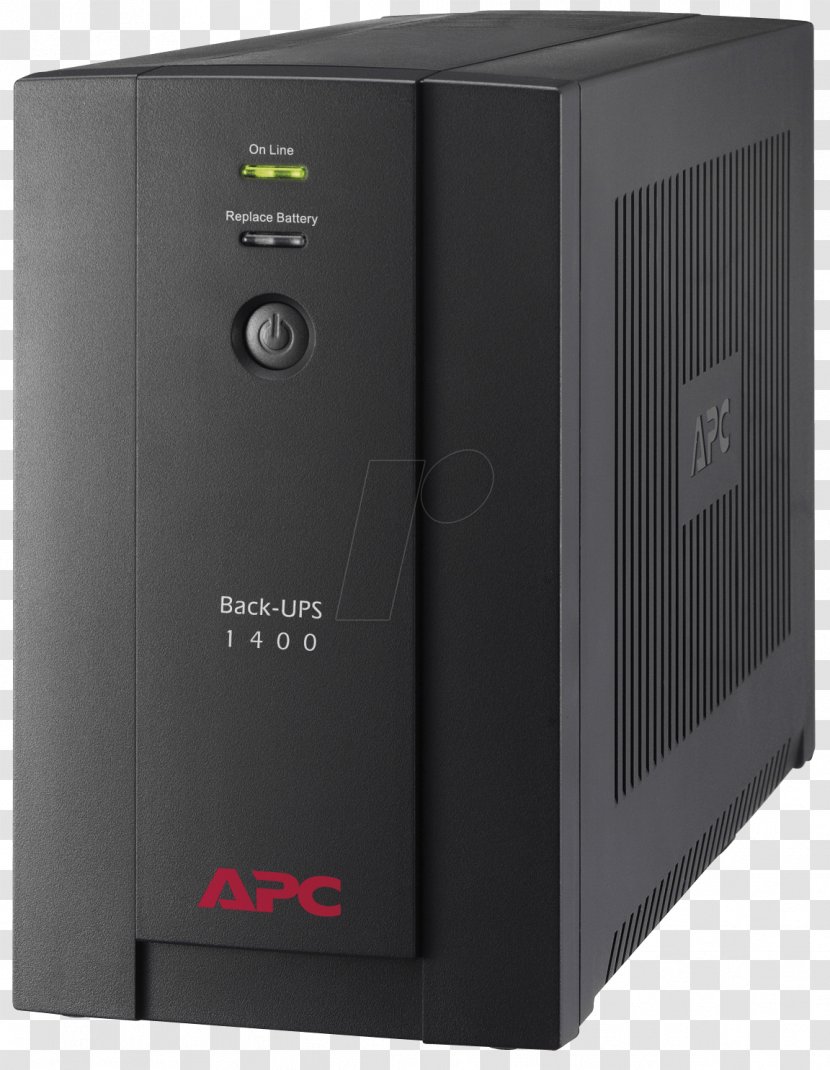 Schneider Electric APC Back-UPS 1400VA 700.00 UPS By Mains Electricity Surge Protector - Power Supply - Computer Transparent PNG