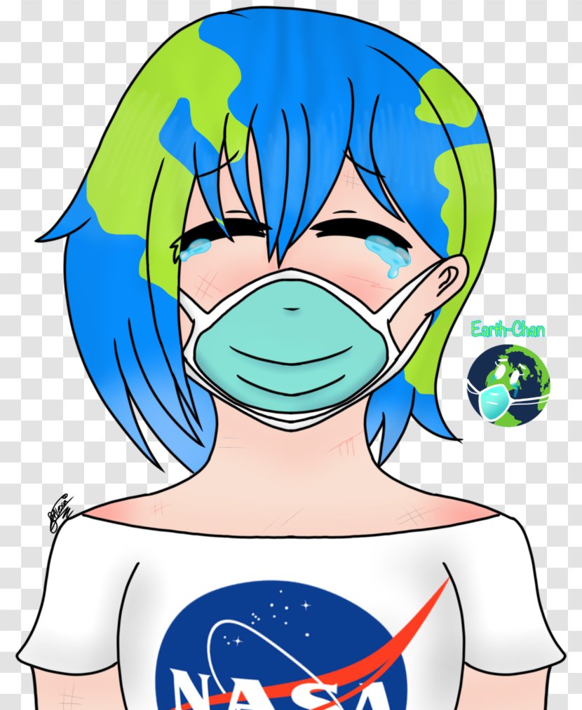 Earth Digital Art Fan - Tree - Earth-chan Transparent PNG