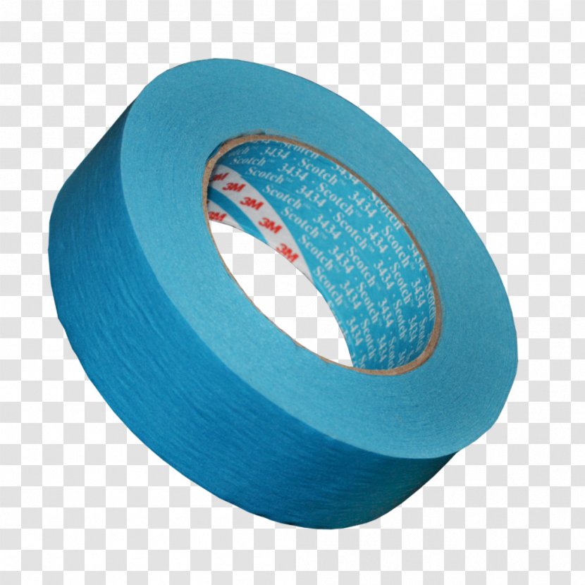 Adhesive Tape Scotch 3M Masking Car - Blue Transparent PNG