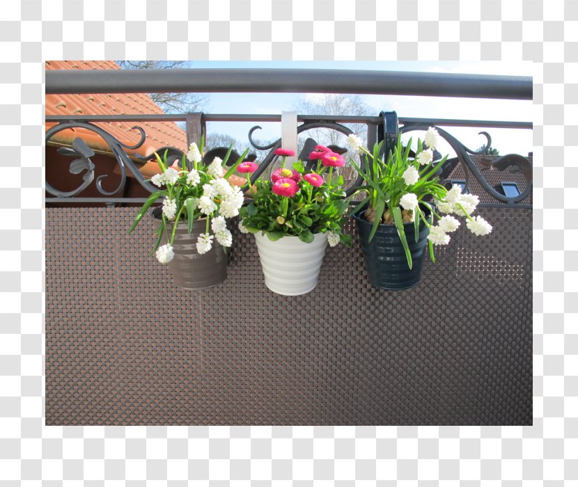 Flowerpot Plant Artificial Flower Vase - Terrace - Balcony Box Transparent PNG