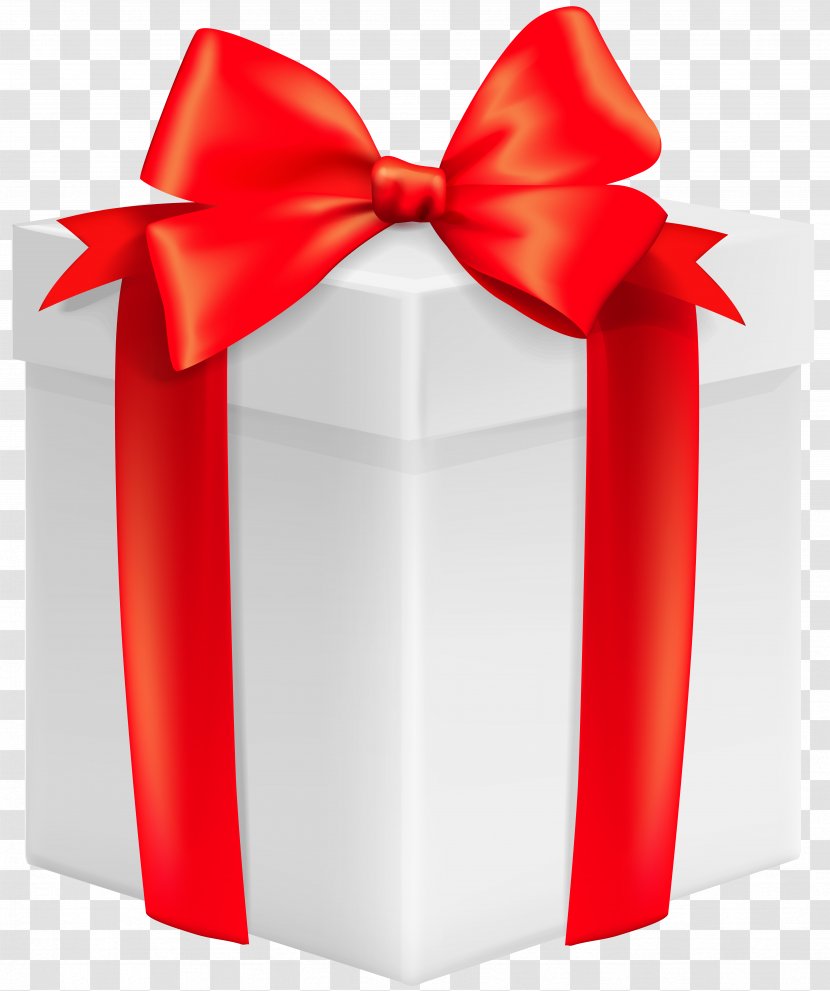 Gift Clip Art - White Box Image Transparent PNG