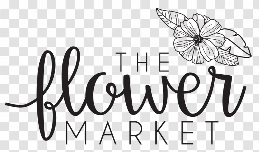 The Flower Market Logo Floristry Calligraphy - Area Transparent PNG